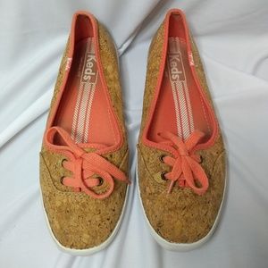 Keds Coral Cork sneakers Sz 6.5